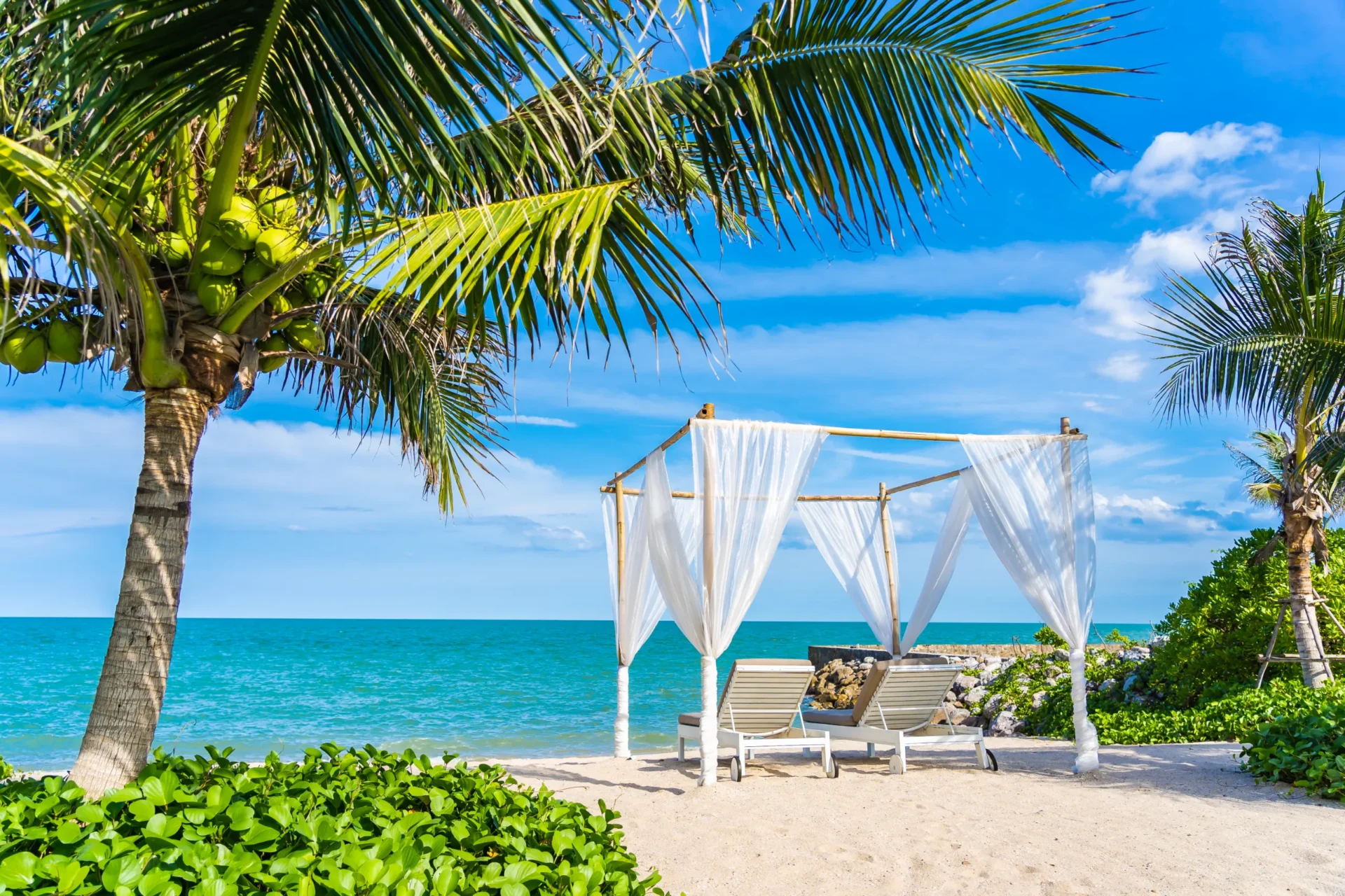 Caribbean resort pool